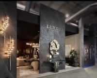 Luxxu stand enteriőr inspiráció a Salone del Mobile 2026 kiállításon