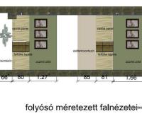 Folyosó 2D falnézeti látványterve