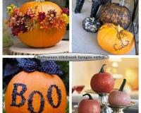 Halloween tök dísz trendjei 2014 - faragás nélkül