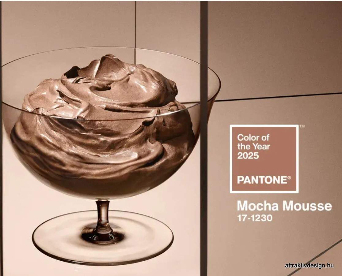 Az év színe 2025-ben a Mocha Mousse